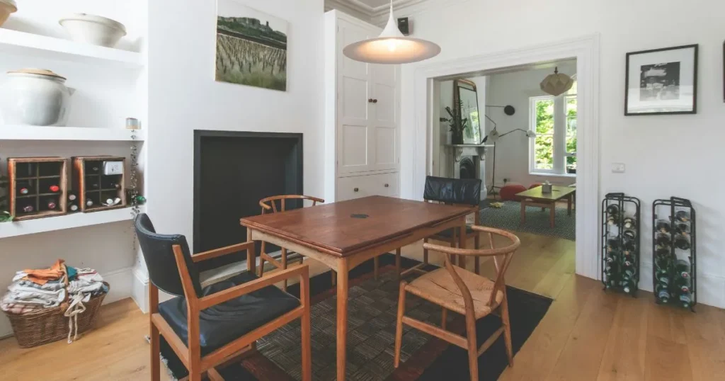 Contemporary Wood Dining Table