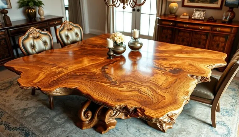 Burl Wood Dining Tables