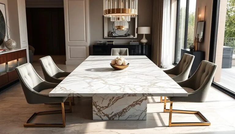 marble top dining room table