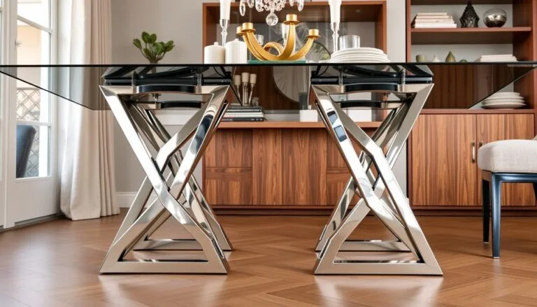metal dining room table legs