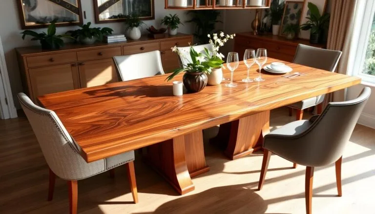 Teak wood dining table