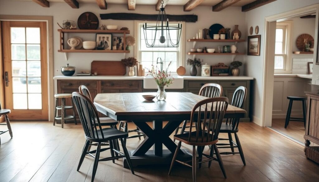 Wood Dining Table With Chairs