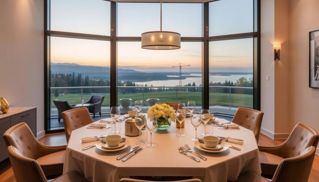 octagon dining table