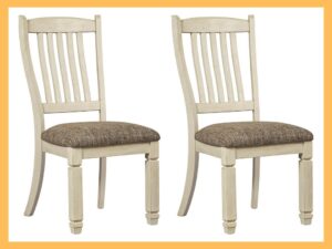 Ashley Bolanburg Upholstered Dining Chairs, 2-Pack