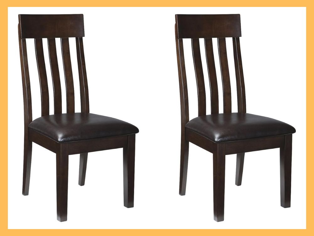 Ashley Haddigan Faux Leather Dining Chairs, 2-Pack
