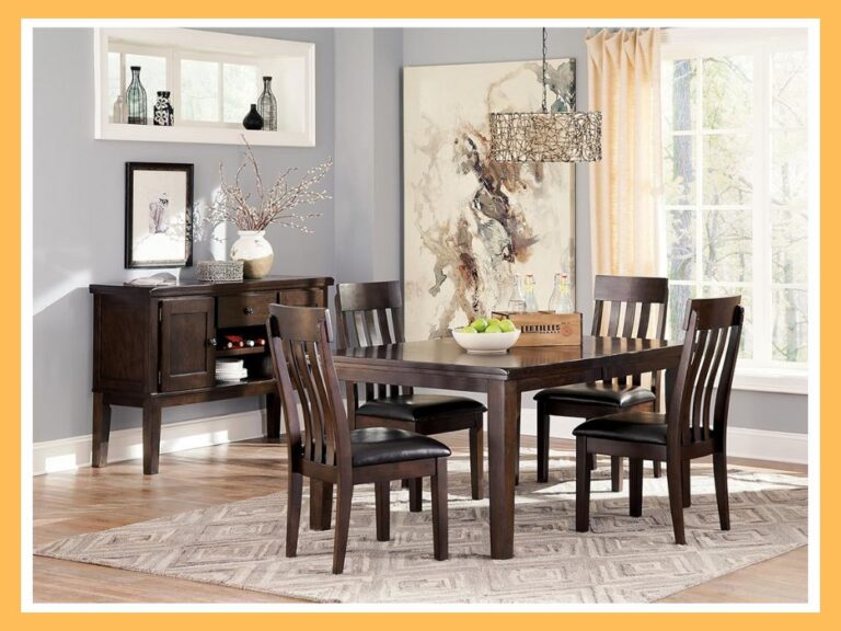 Ashley Haddigan Faux Leather Dining Chairs, 2-Pack
