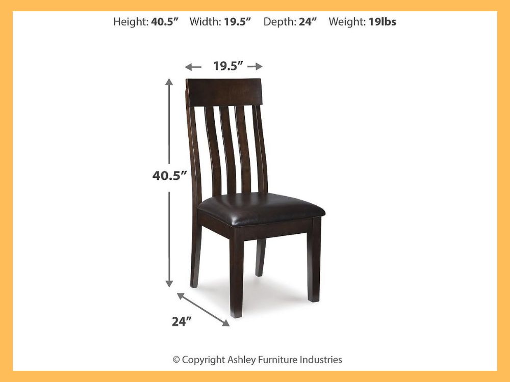 Ashley Haddigan Faux Leather Dining Chairs, 2-Pack