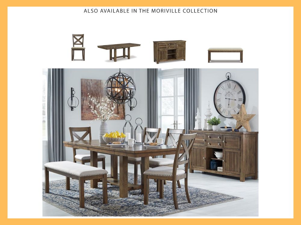 Ashley Moriville Upholstered Dining Chairs, 2-Pack