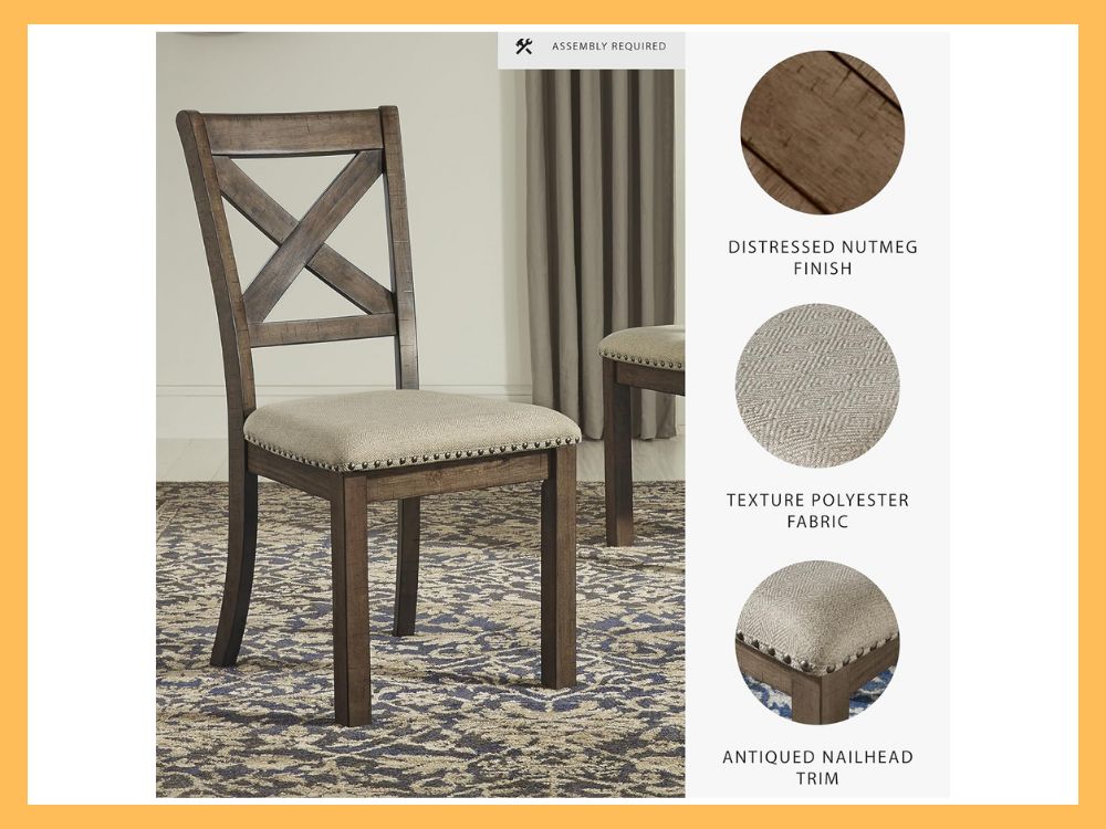 Ashley Moriville Upholstered Dining Chairs, 2-Pack