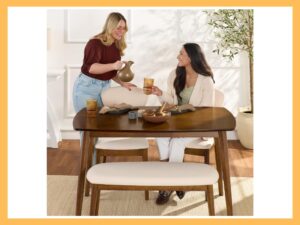 Best Choice Products Mid-Century Dining Set (4-Pc)