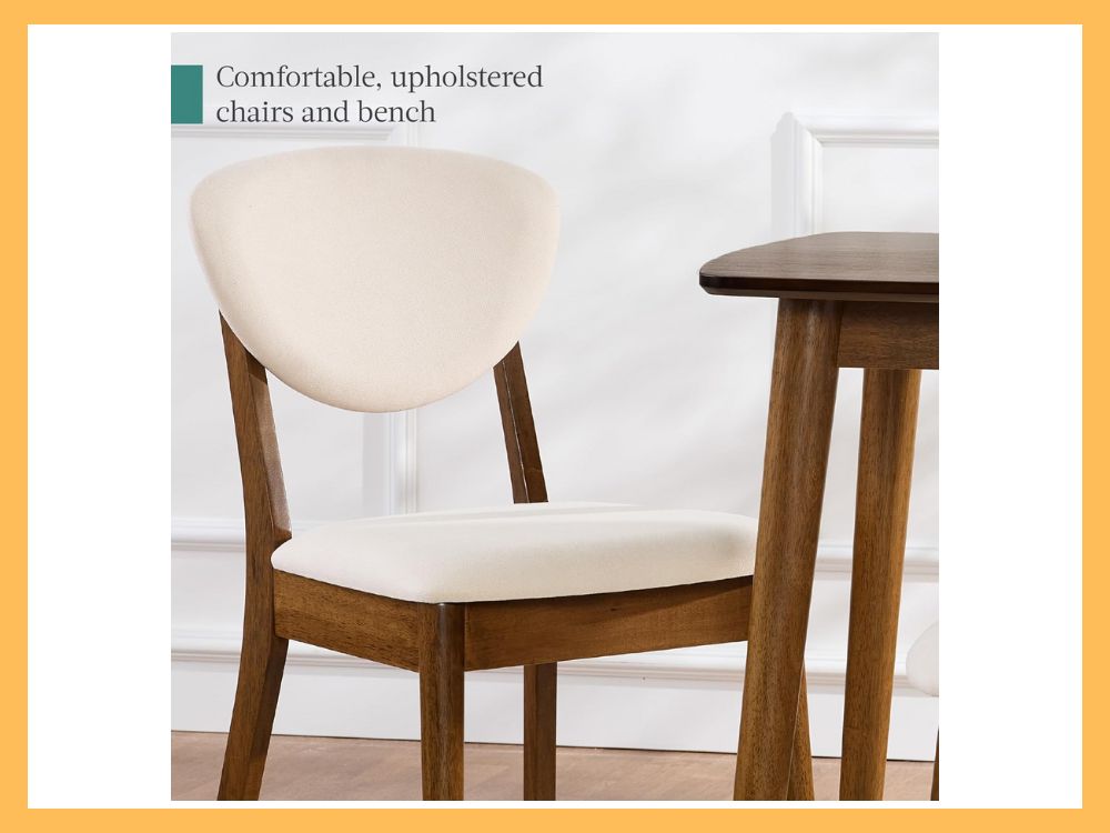 Best Choice Products Mid-Century Dining Set (4-Pc)