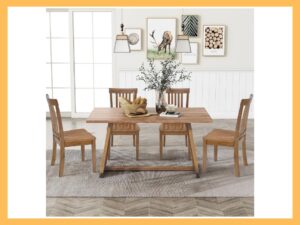 COLAMY Windsor Spindle Dining Chairs (Set of 6)