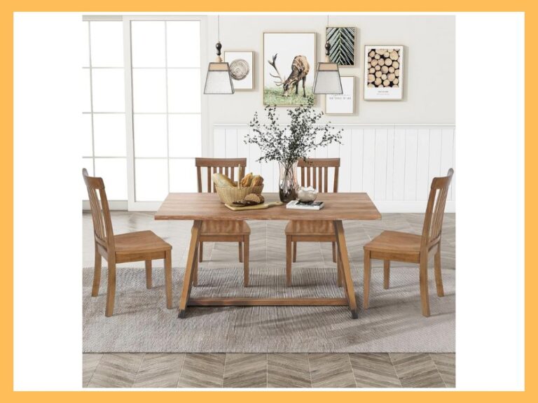 COLAMY Windsor Spindle Dining Chairs (Set of 6)