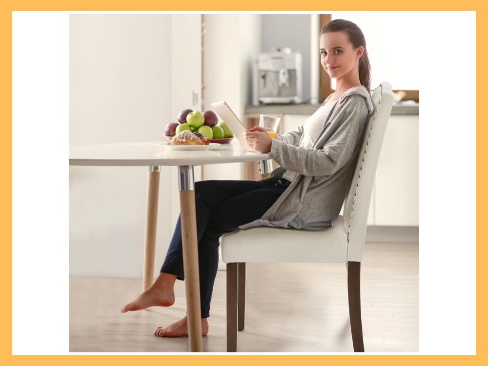 DUMOS Upholstered Dining Chairs, Set of 4