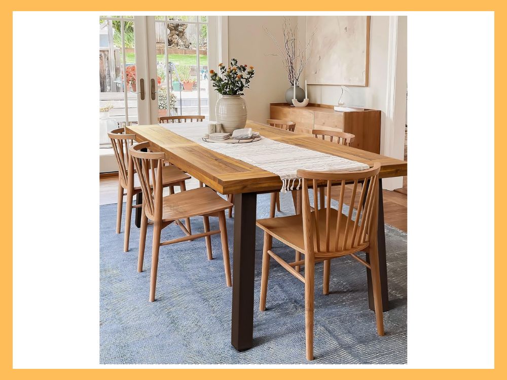 Devoko Acacia Wood Dining Table