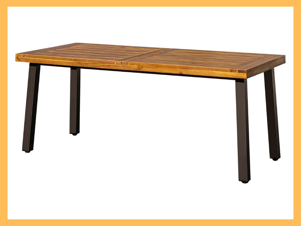 Devoko Acacia Wood Dining Table