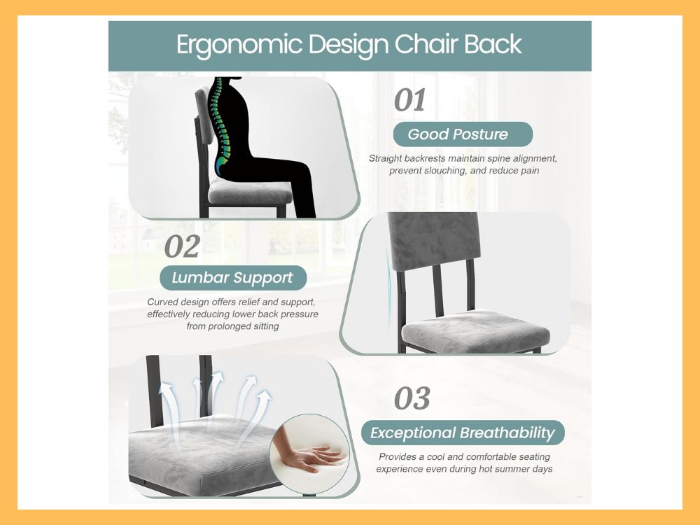 HUGROVE 5-Pc Faux Marble Dining Set (47)