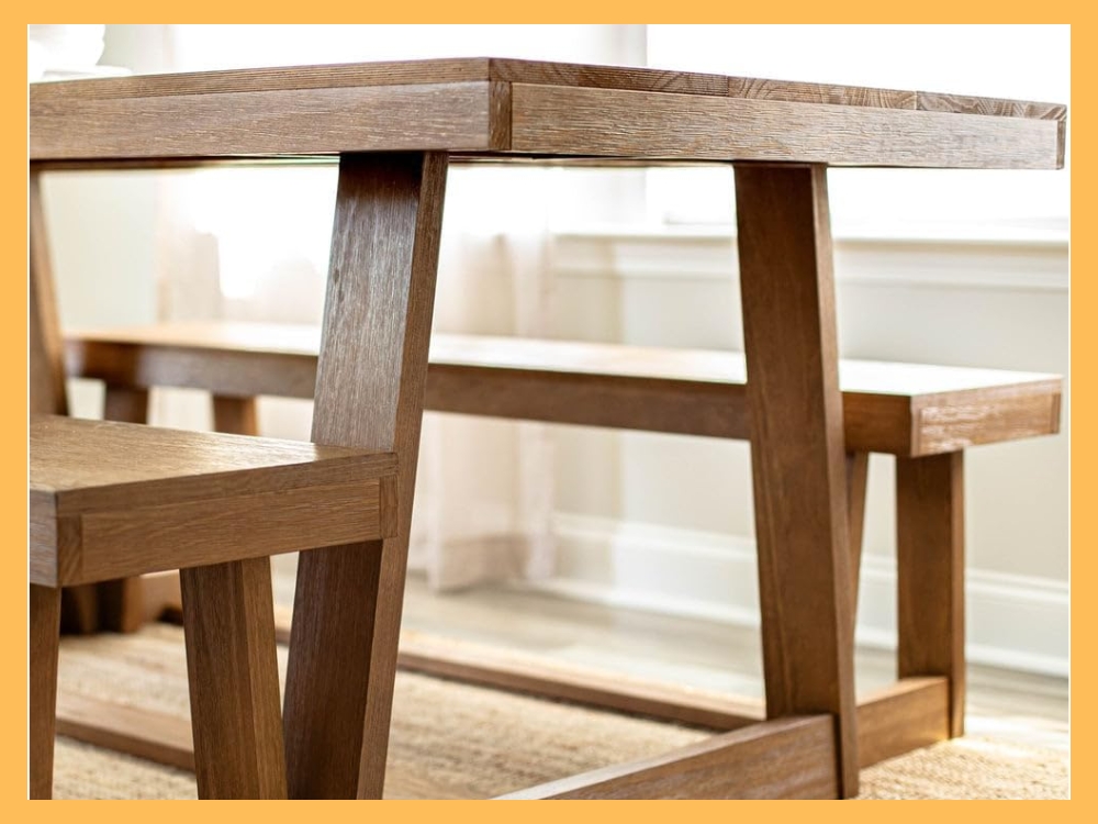 Plank+Beam 72" Solid Wood Farmhouse Dining Table