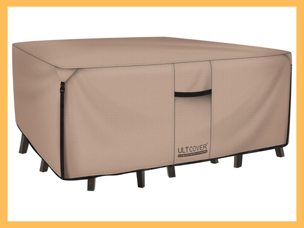 ULTCOVER Rectangular Patio Heavy-Duty Table Cover