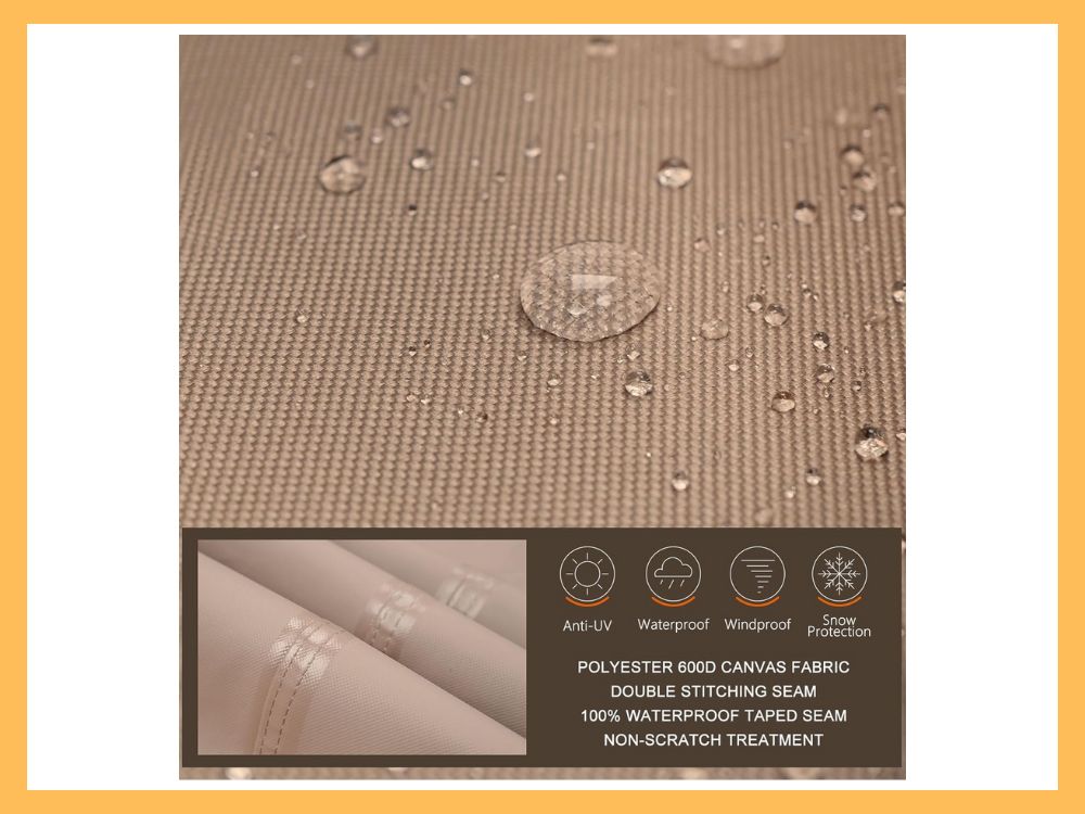 ULTCOVER Rectangular Patio Heavy-Duty Table Cover