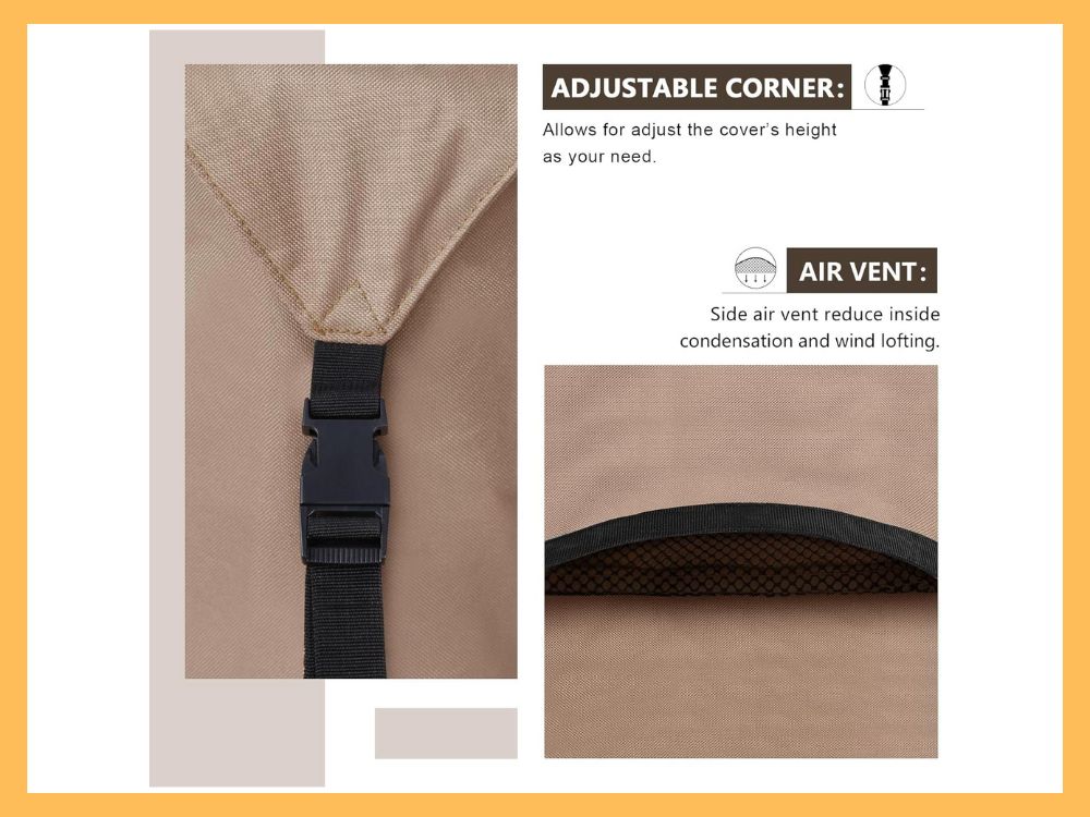 ULTCOVER Rectangular Patio Heavy-Duty Table Cover