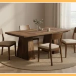 LITTLE TREE Modern Rectangular Dining Table