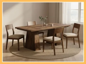 LITTLE TREE Modern Rectangular Dining Table