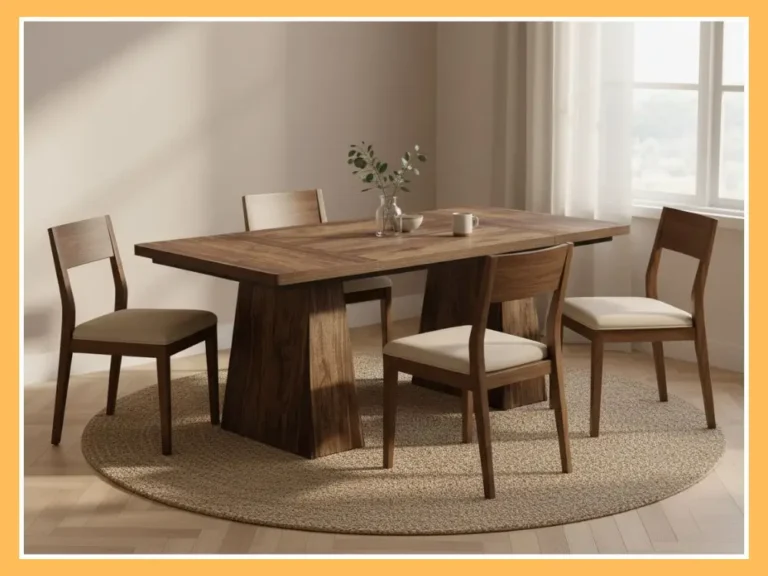LITTLE TREE Modern Rectangular Dining Table