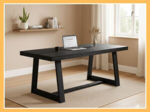 Plank Beam 72 inch Farmhouse Wood Dining Table