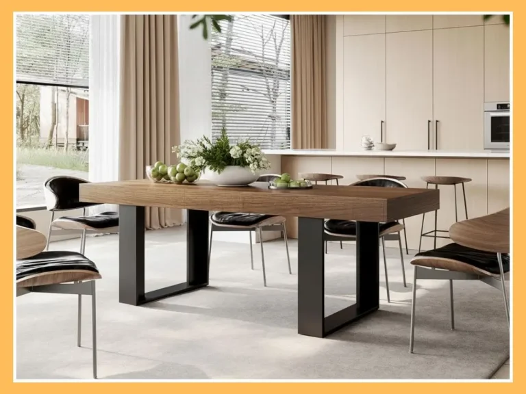 STHOUYN Rustic Extendable Dining Table